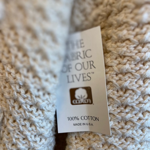 French Navy Cotton Cardigan Size M - Picture 3 of 5